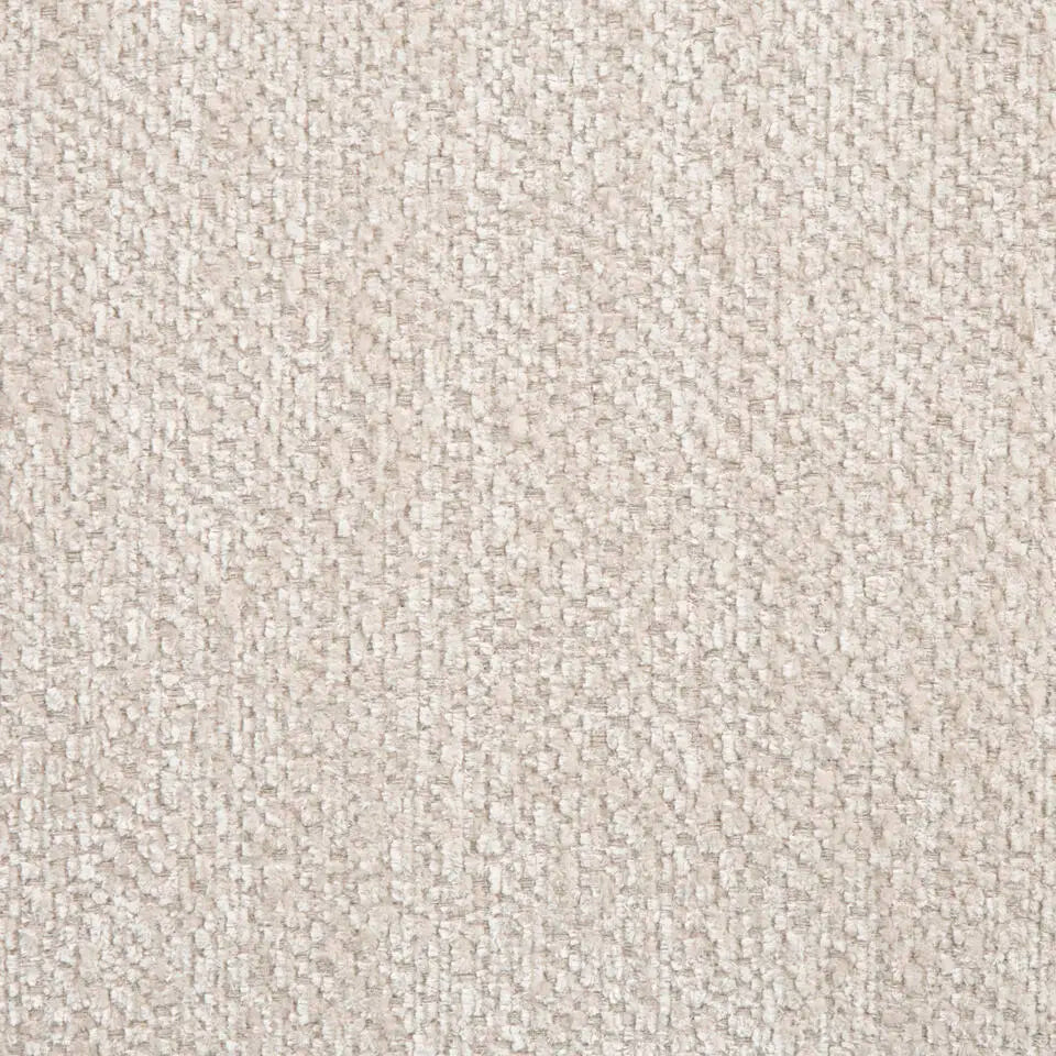 Modulares Bouclé Ecksofa mit Chaiselongue – Cremeweiß