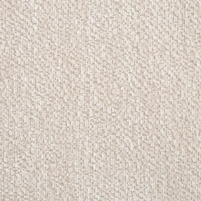 Modulares Bouclé Ecksofa mit Chaiselongue – Cremeweiß