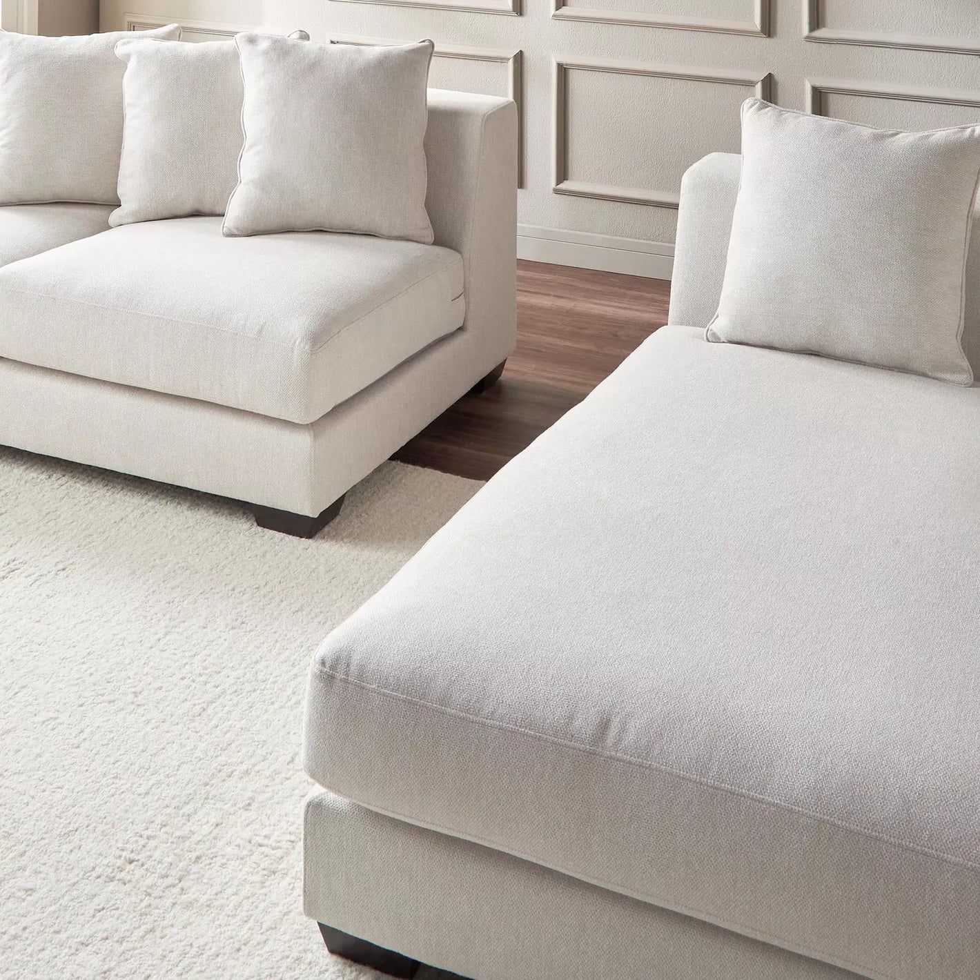 Colorado 3-Sitzer Stoff-Ecksofa rechts