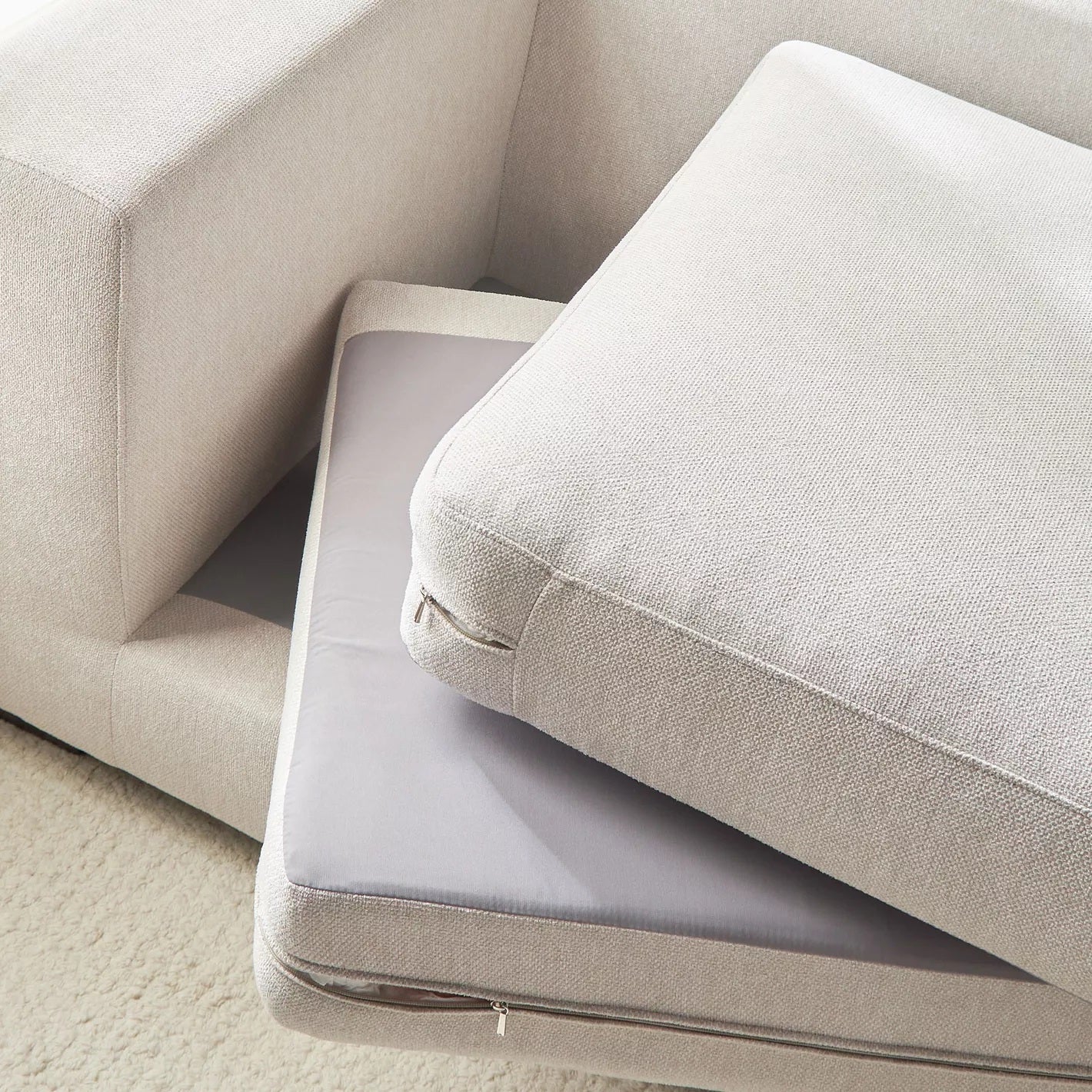Colorado 3-Sitzer Stoff-Ecksofa rechts