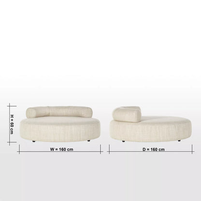 Dressler 2-Sitzer-Stoffsofa