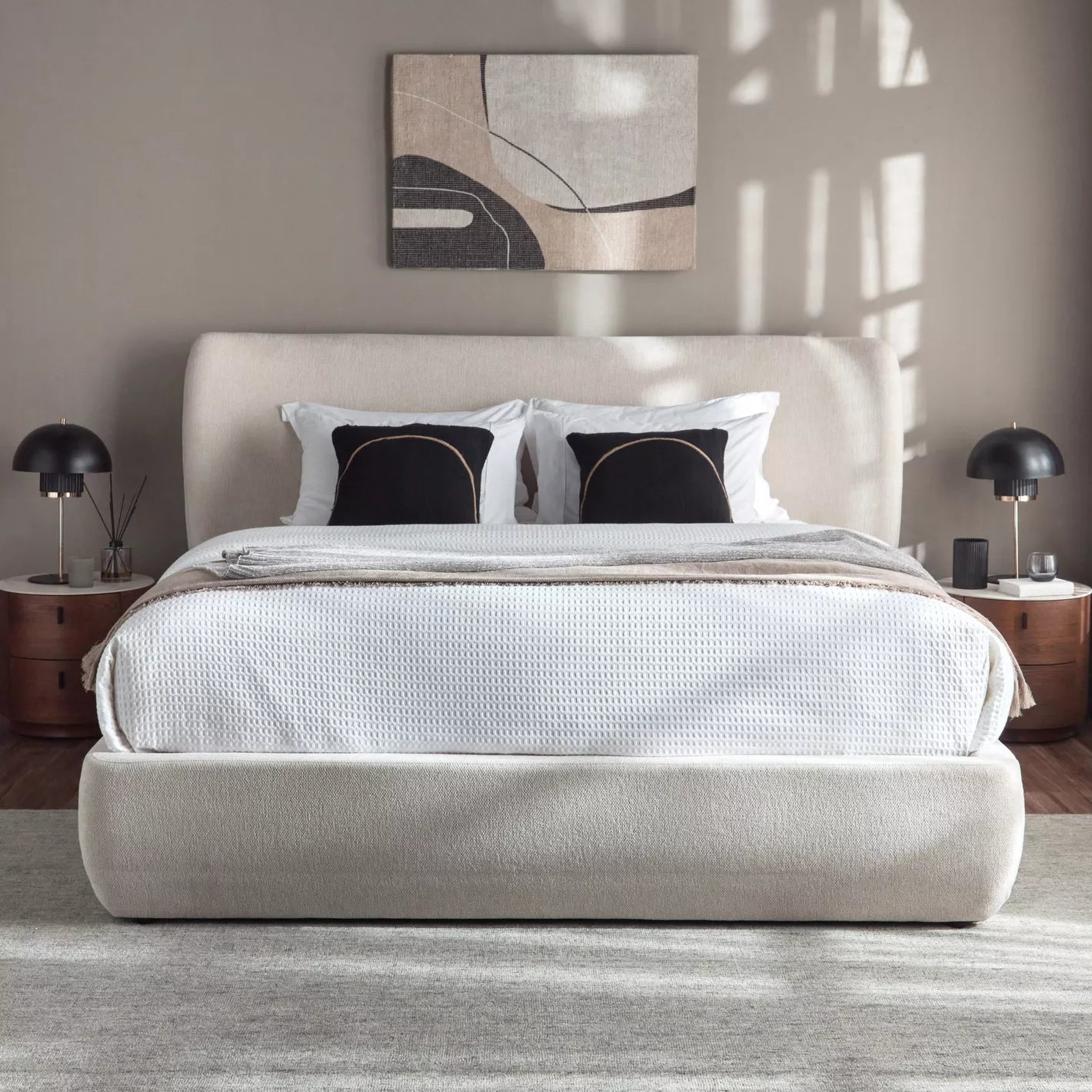Melissa Queen-Bett mit hydraulischem Stauraum – 160 × 200 cm
