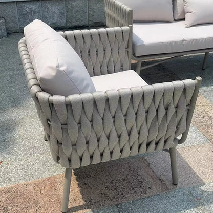 Swin 5-Sitzer-Gartensofa-Set mit Tisch