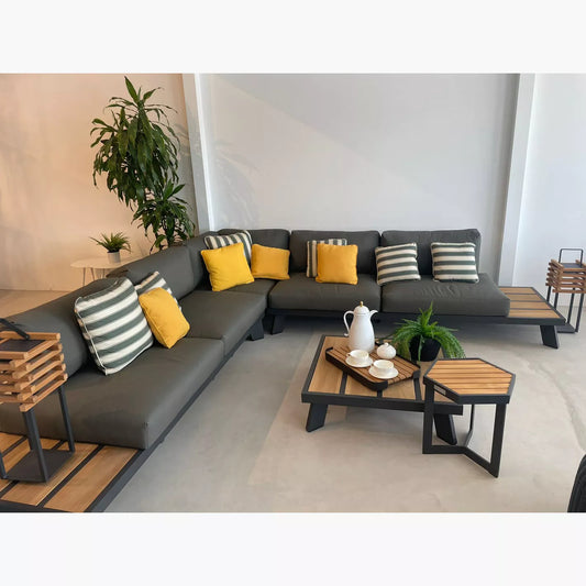 Parasol Venesia 5-Sitzer-Gartensofa-Set mit Couchtisch