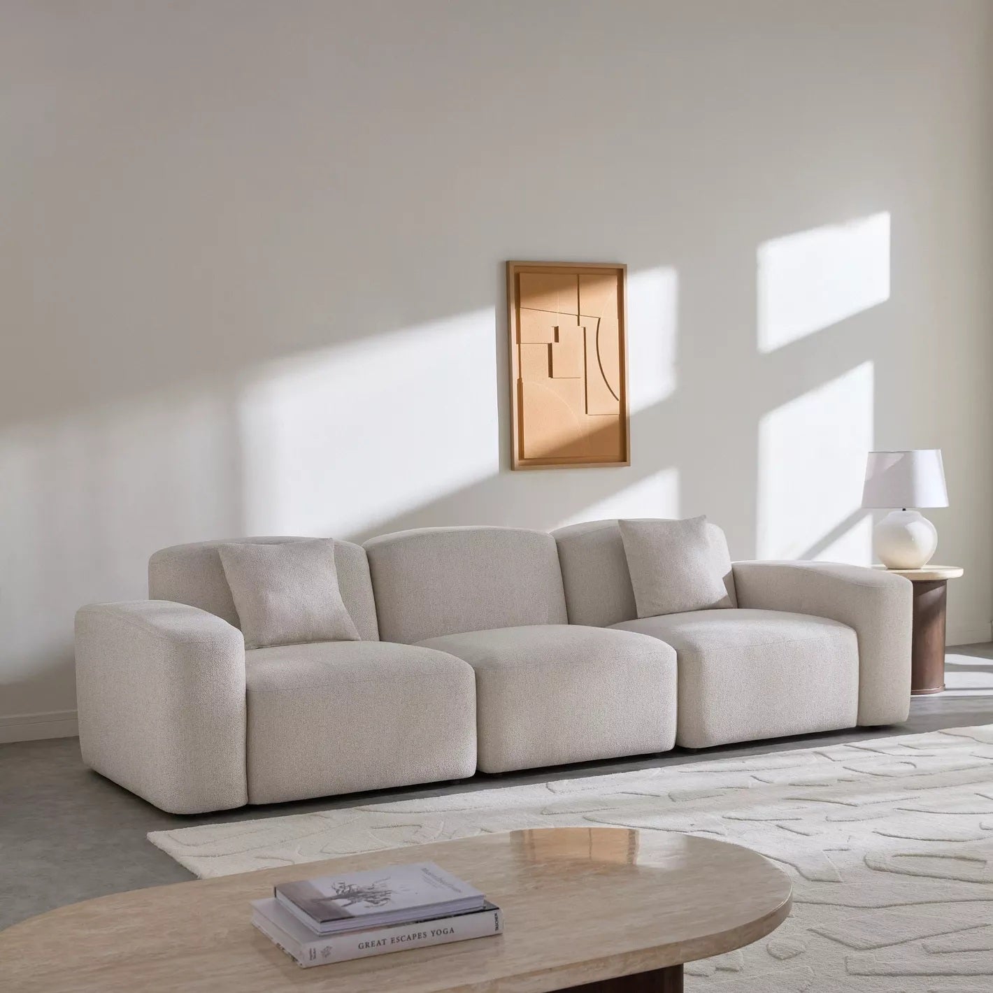 Pebble 4-Sitzer-Stoffsofa