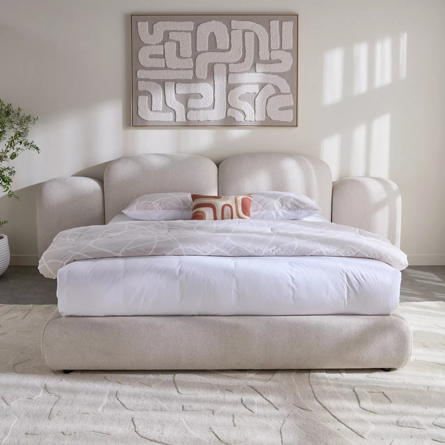 Pebble King Bett – 180 × 200 cm