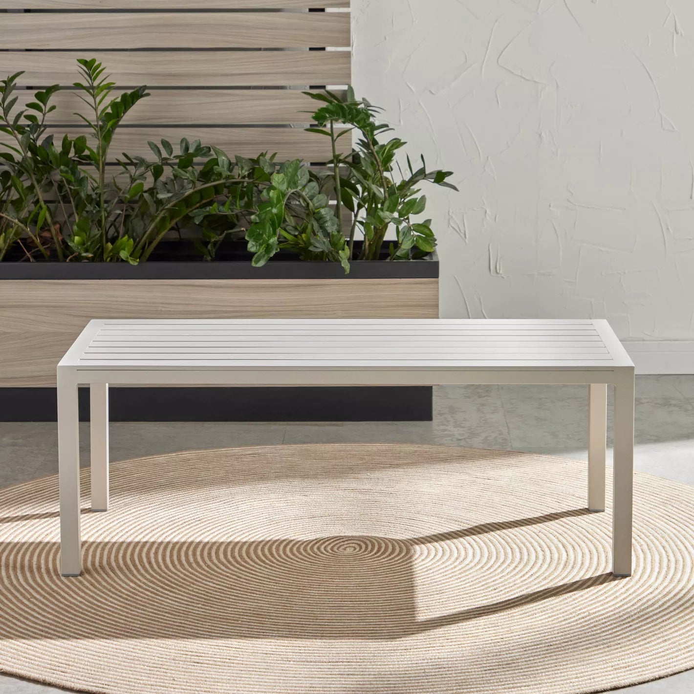 Melita 5-Sitzer-Lounge-Set für den Außenbereich mit Tisch