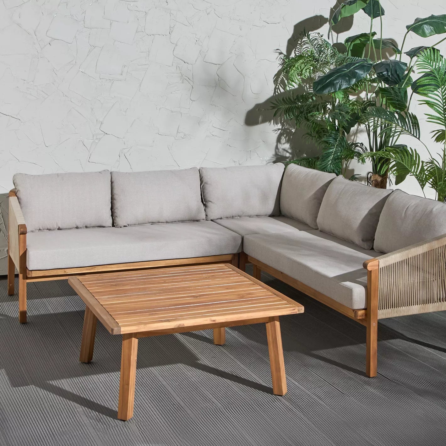 Roma Fabric Outdoor-Ecksofa