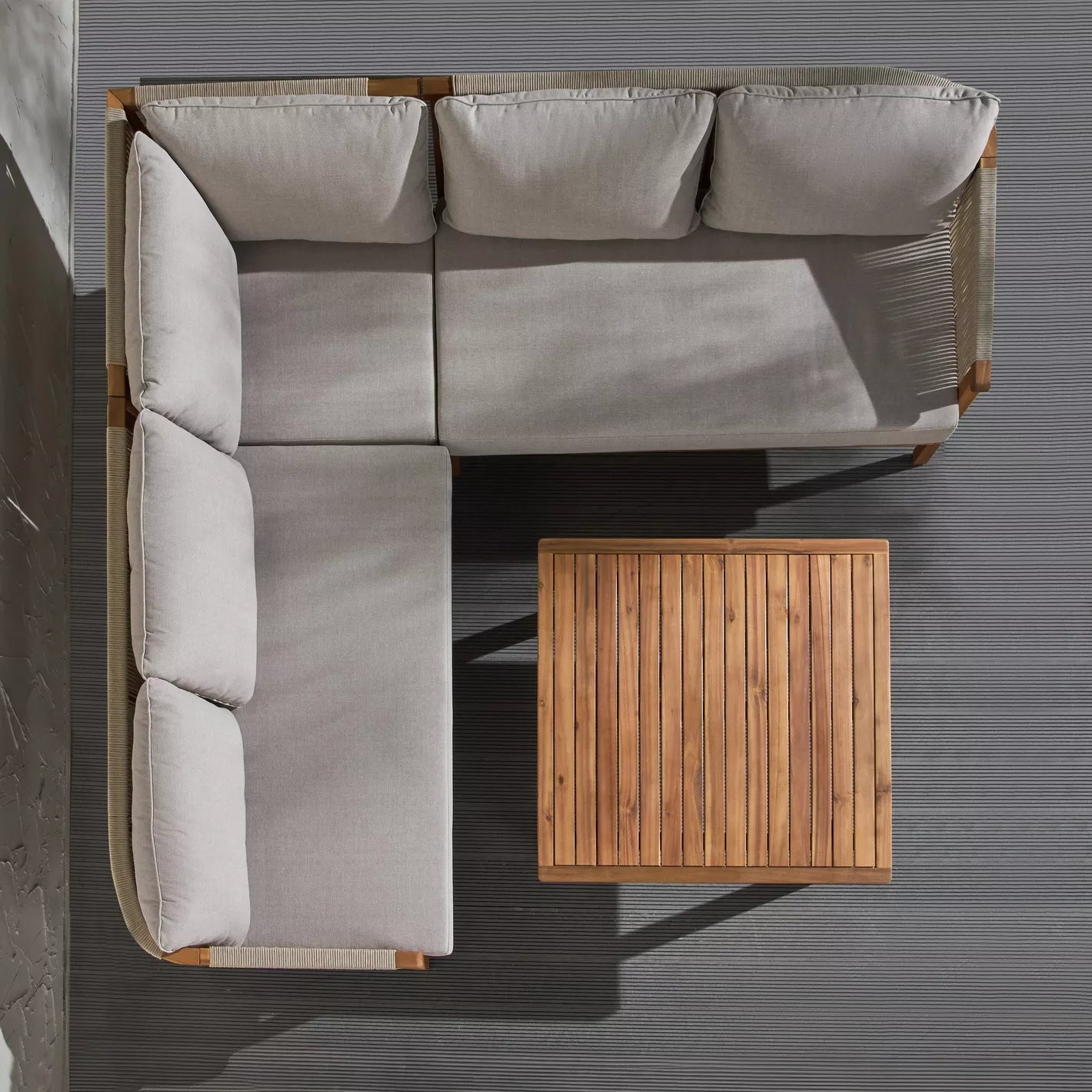 Roma Fabric Outdoor-Ecksofa