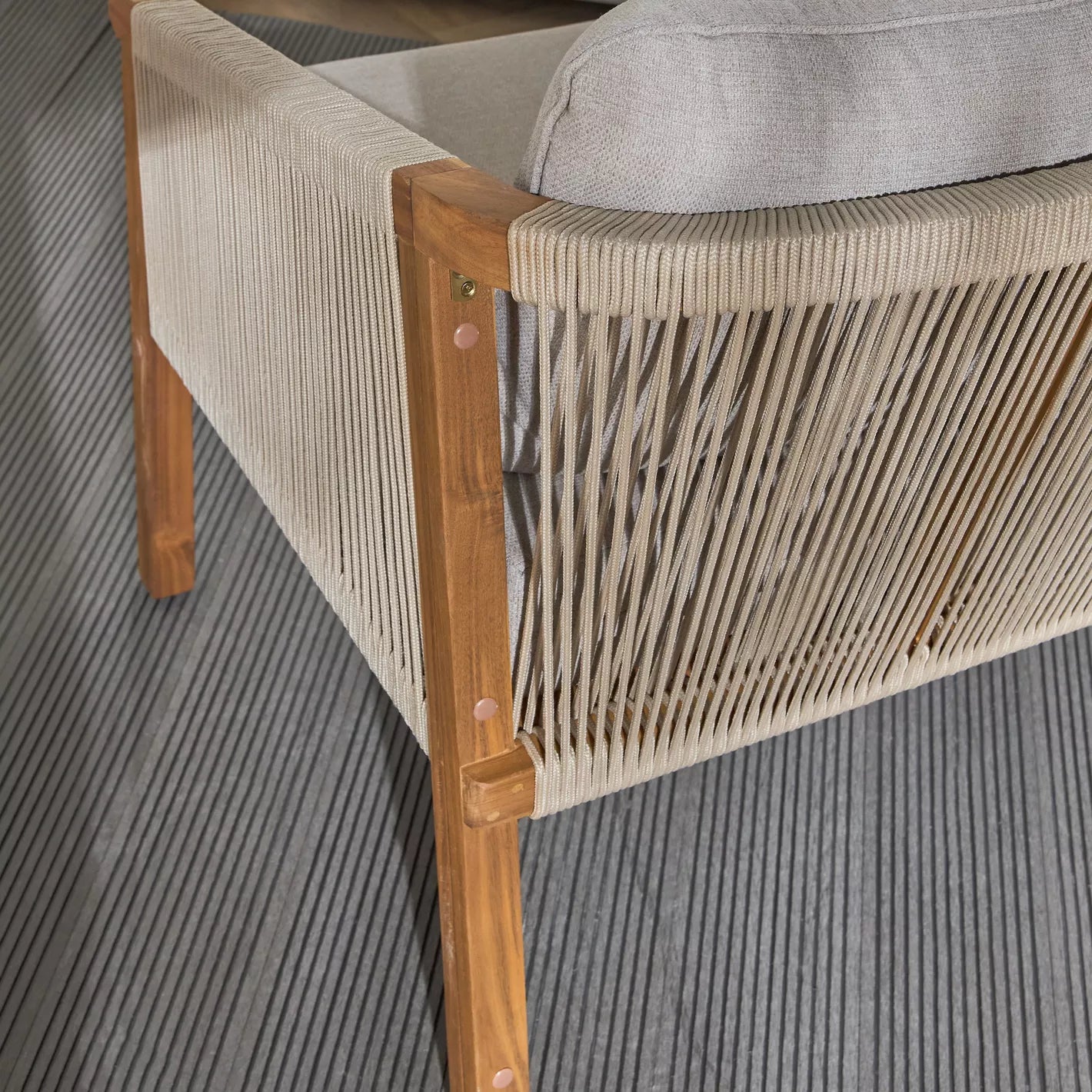 Roma Fabric Outdoor-Ecksofa