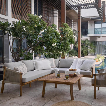 Roma Fabric Outdoor-Ecksofa
