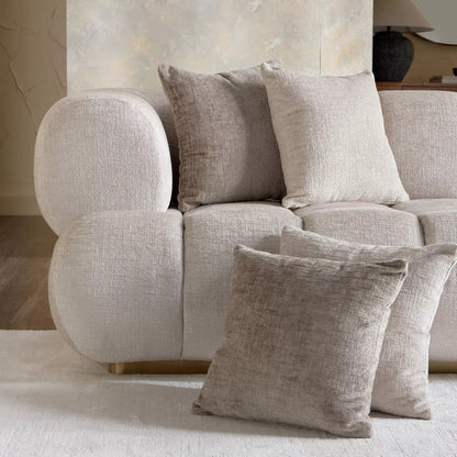 Nomad 4-Sitzer Samt-Ecksofa rechts