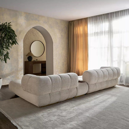 Nomad 4-Sitzer Samt-Ecksofa rechts