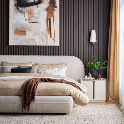 Nordisches französisches Queen-Size-Bett – 160 × 200 cm