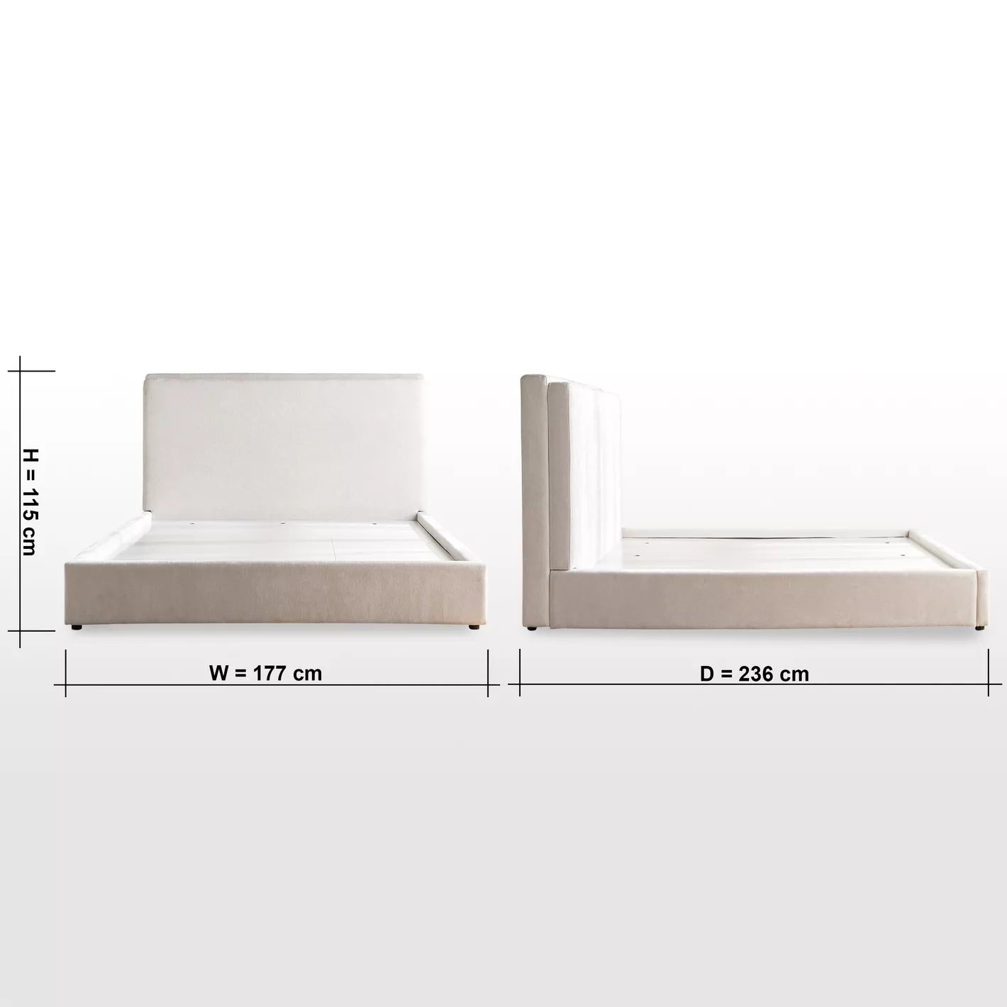 Countryside Queen Bett – 160 × 200 cm