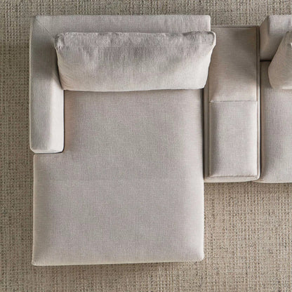Hester 4-Sitzer Stoff-Ecksofa links