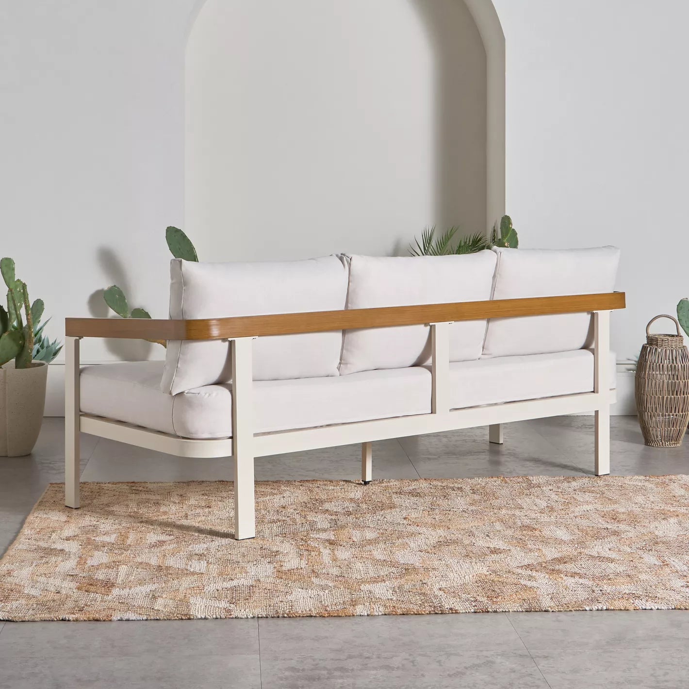 Island 5-Sitzer-Outdoor-Lounge-Set mit Tisch