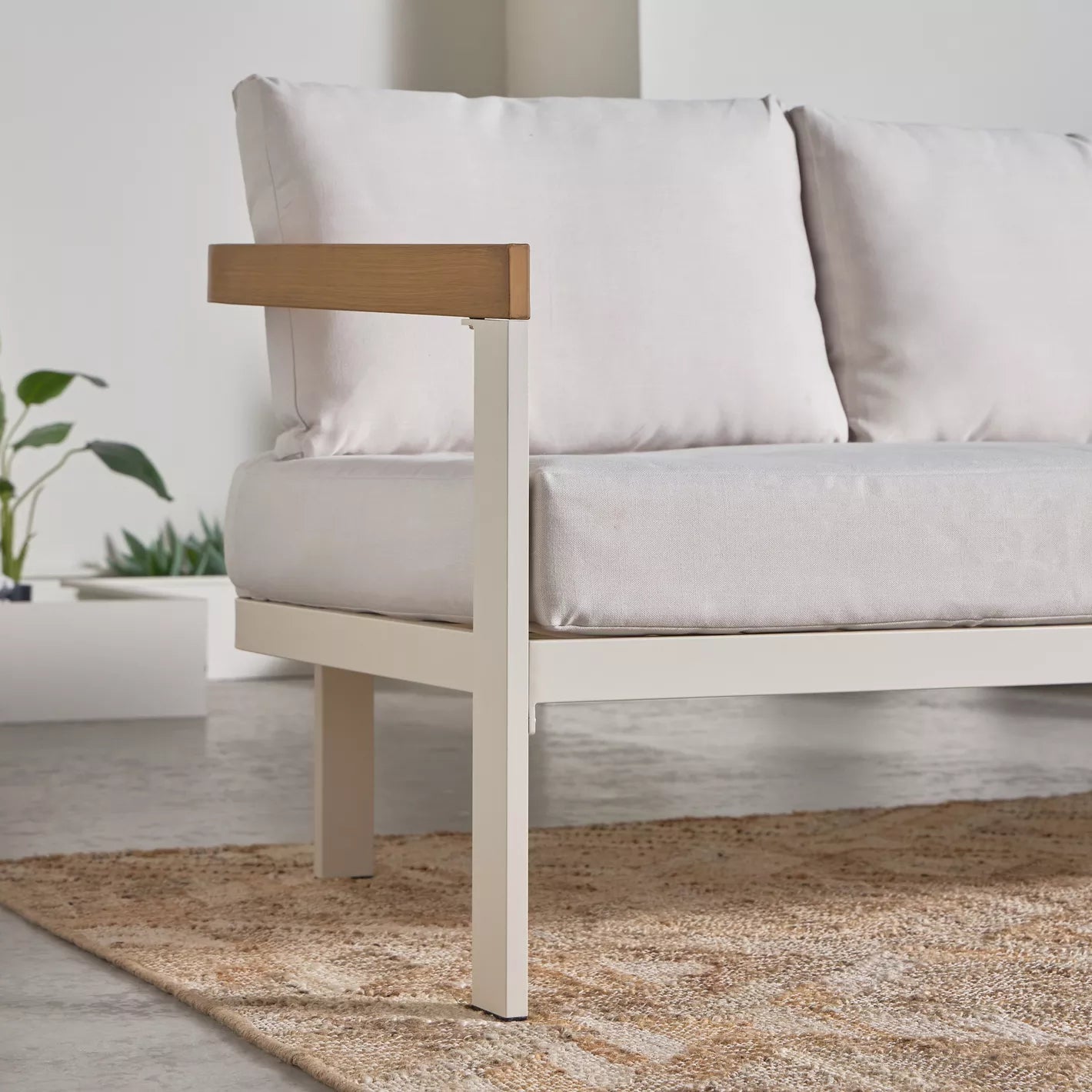Island 5-Sitzer-Outdoor-Lounge-Set mit Tisch