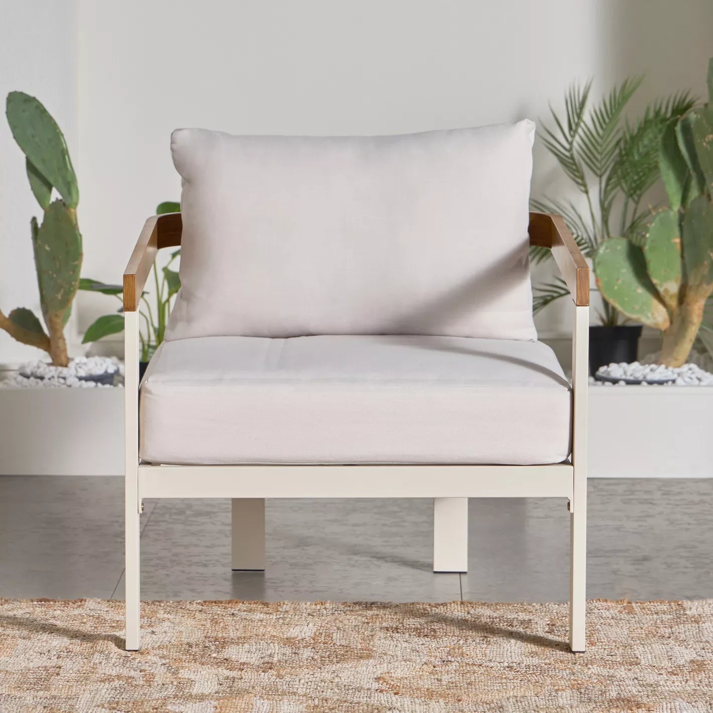 Island 5-Sitzer-Outdoor-Lounge-Set mit Tisch