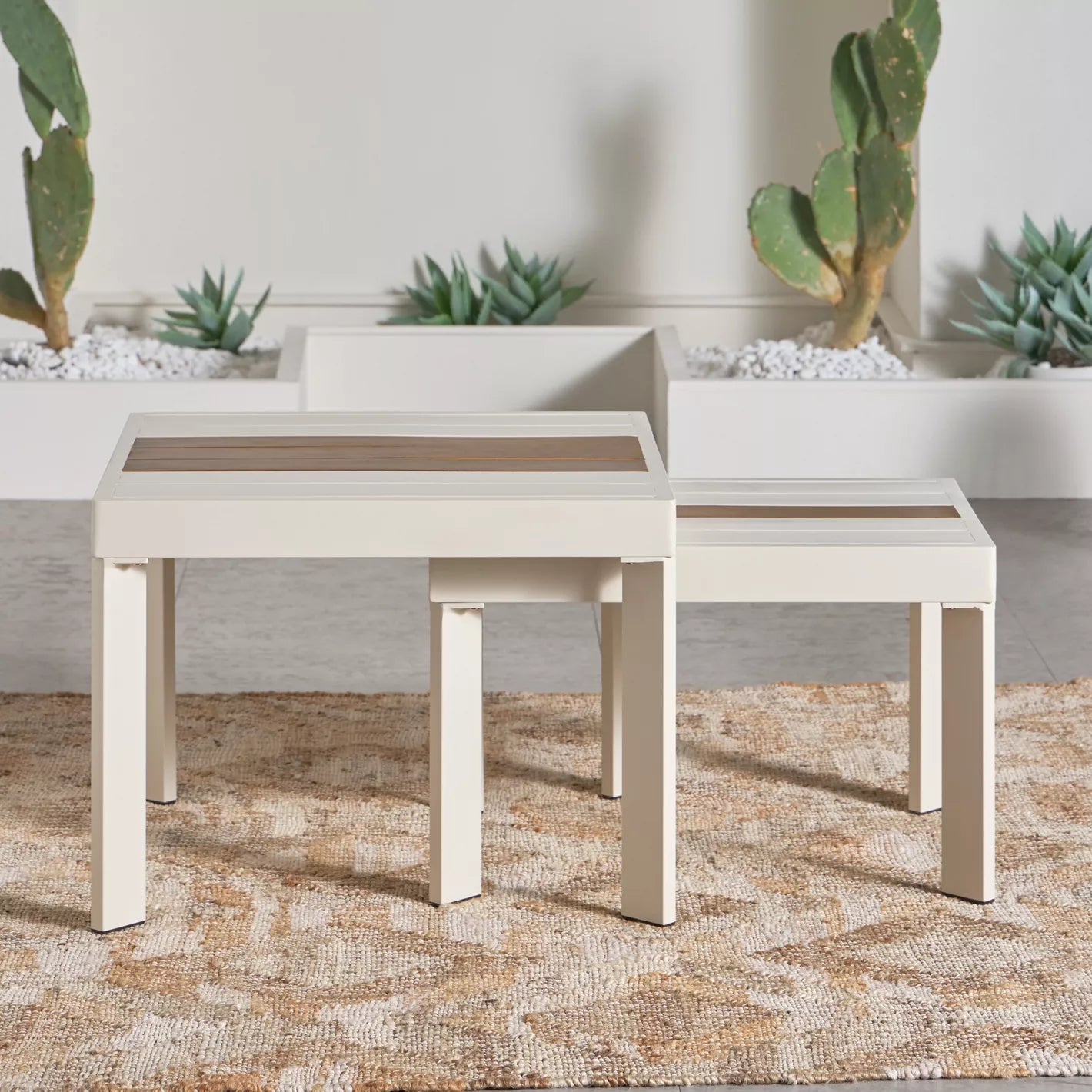 Island 5-Sitzer-Outdoor-Lounge-Set mit Tisch