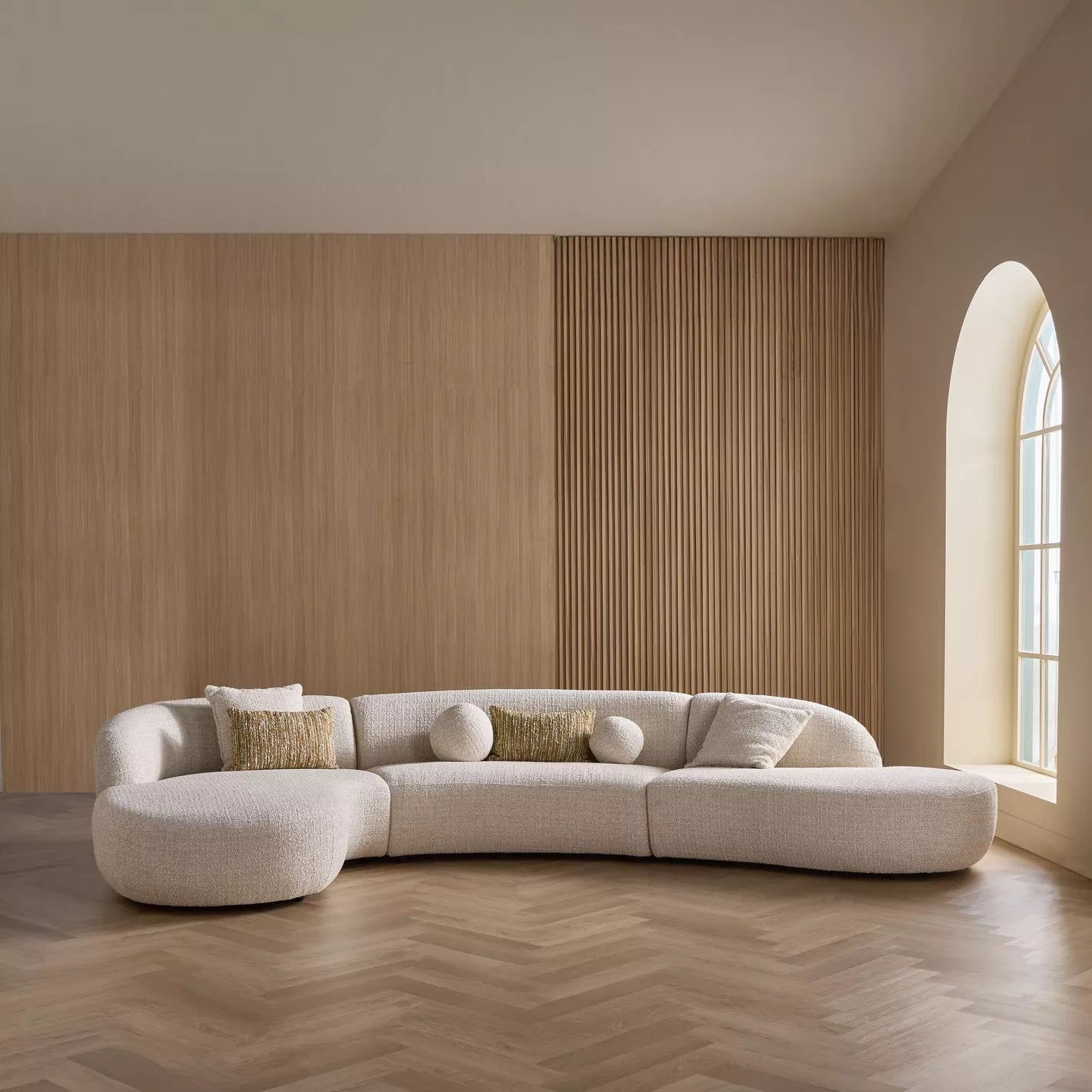 Flow 6-Sitzer Stoffsofa