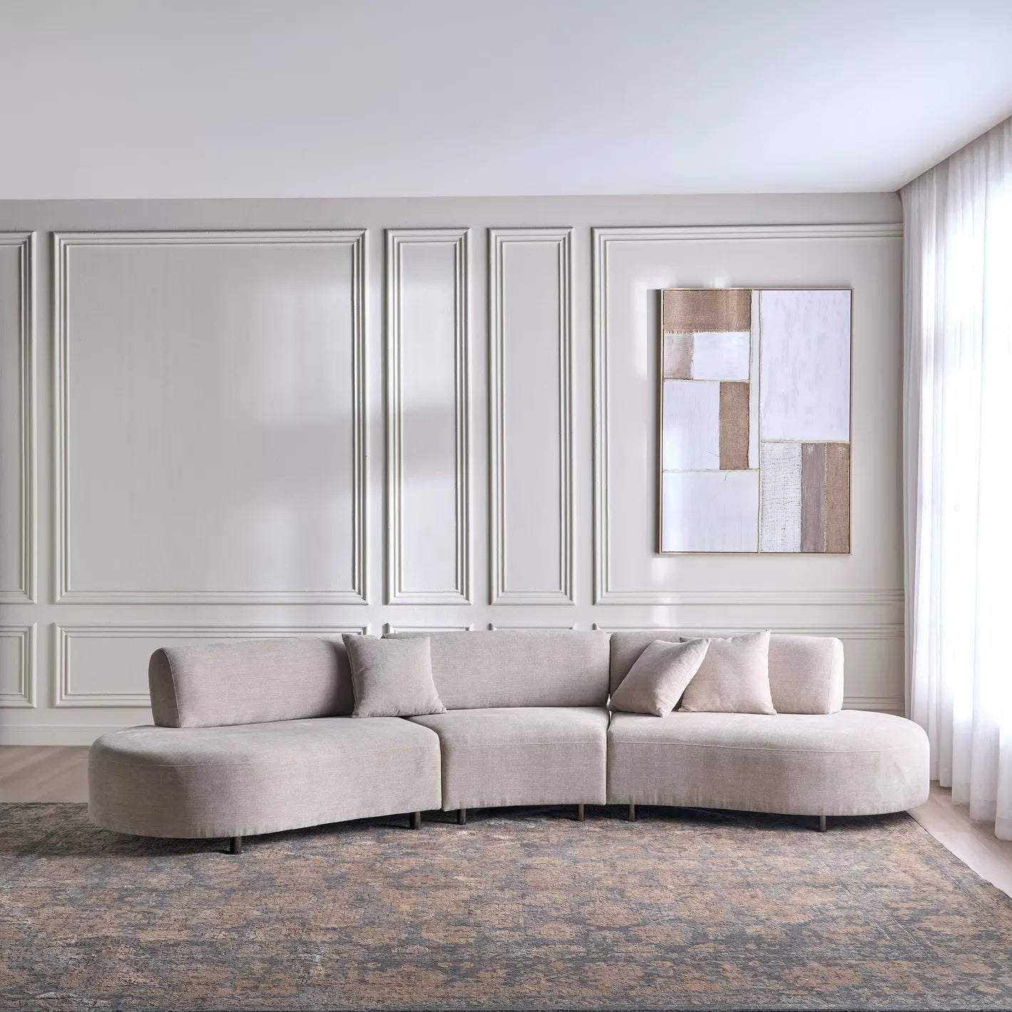 Calida 4-Sitzer Stoffsofa