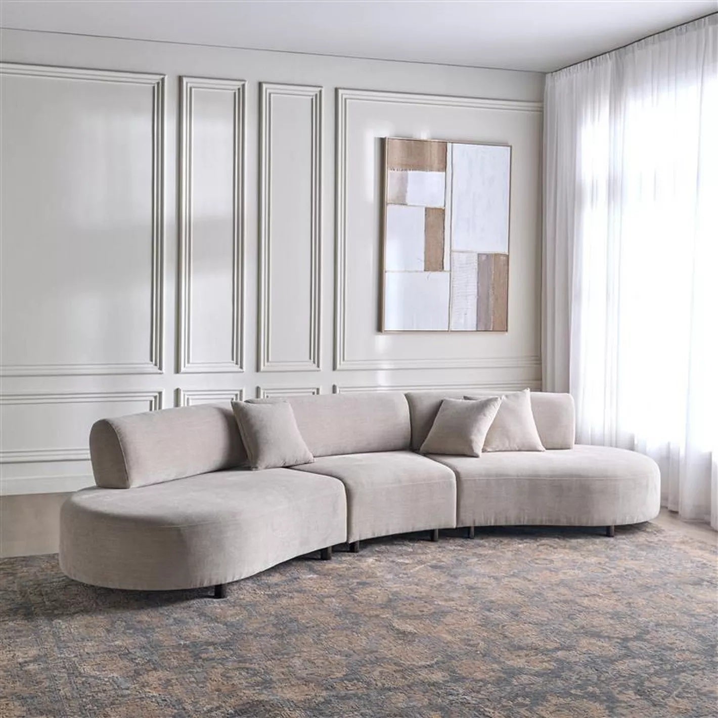 Calida 4-Sitzer Stoffsofa