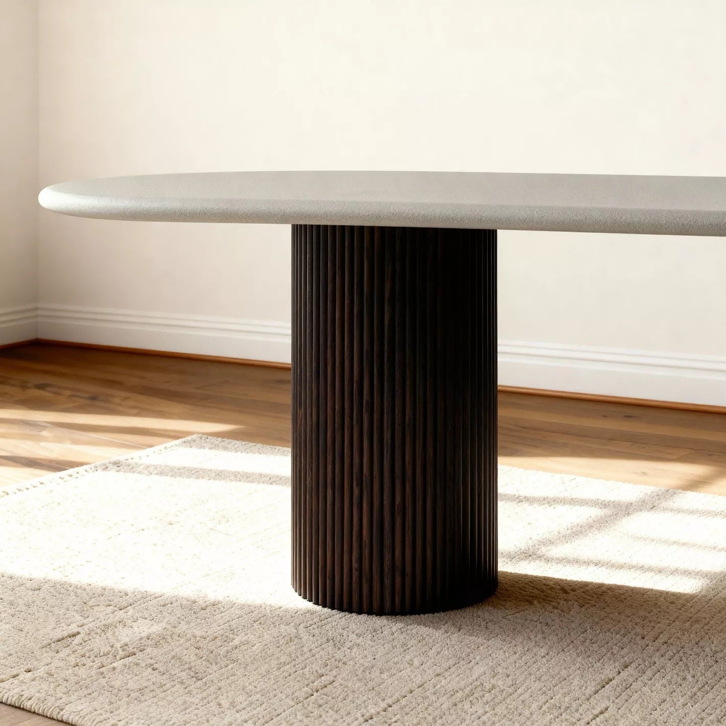 Studio Obliq Flo Lino 6-Sitzer-Esstisch